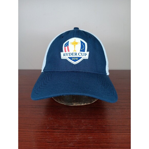 New Era 2016 Ryder Cup Hat Cap Large/XL Flex Fit Navy Blue White EUC - Picture 1 of 7